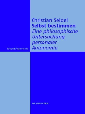 cover image of Selbst bestimmen